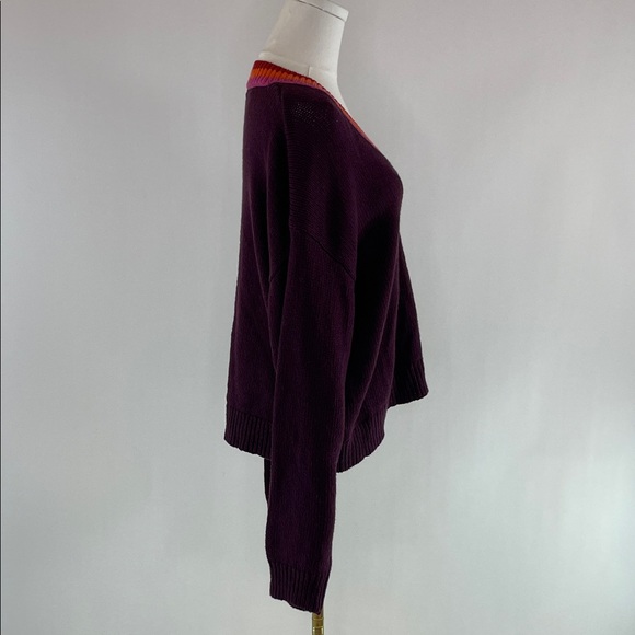 Marine Layer, Slouchy V-Neck Sweater, L - Picture 9 of 10